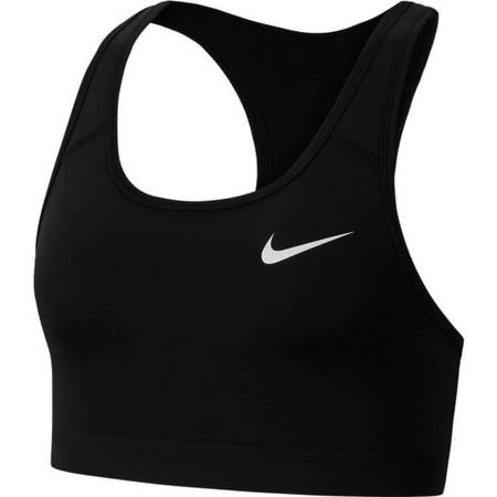Stanik sportowy damski Nike Swoosh Band Bra Non Pad czarny treningowy XL